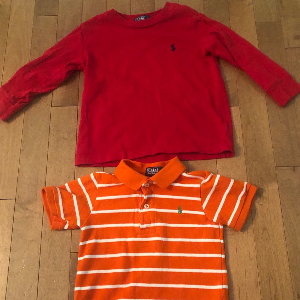 Two Ralph Lauren Polo 2T Jerseys